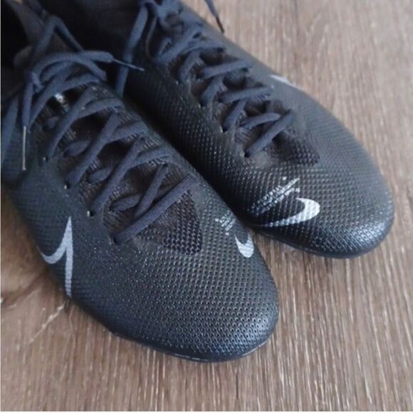 NEW Nike Mercurial Vapor 13 Pro FG Black Soccer Cleats AT7901-001 Men's Size 6.5 - Picture 9 of 12